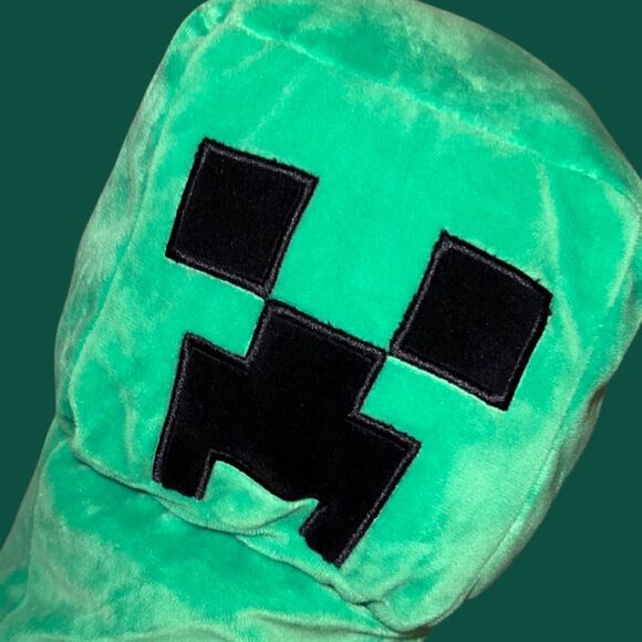 Minecraft Creeper Bed Pillow Stuffed Animal - Picture 2 of 5
